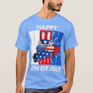 Grappig 4 juli 2021 Fourth of July Patriotic US T-shirt