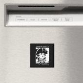 Grappig 4 juli 4 juli George Washington Foole Magneet (Insitu (Vaatwasser))