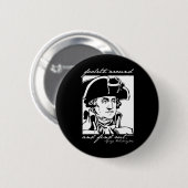 Grappig 4 juli 4 juli George Washington Foole Ronde Button 5,7 Cm (Voorkant /achterkant)