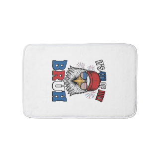 Grappig 4 juli Adelaar Bruh Patriottisch Shirt Ont Badmat