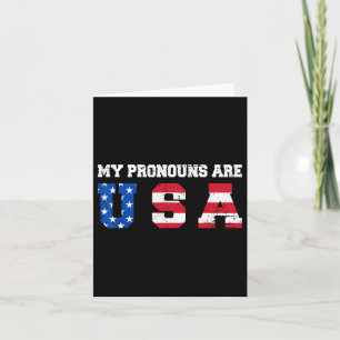 Grappig 4 juli Amerikaans Gezegde - Mijn voornaamw Kaart