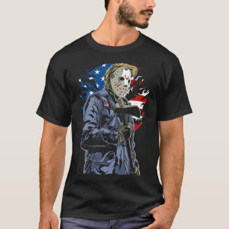 Grappig 4 juli Amerikaanse Horror T-shirt