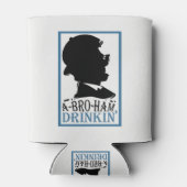 Grappig 4 juli Drinkin Swag Blikjeskoeler (Achterkant)