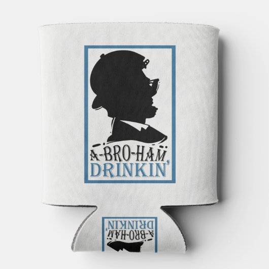 Grappig 4 juli Drinkin Swag Blikjeskoeler (Achterkant)