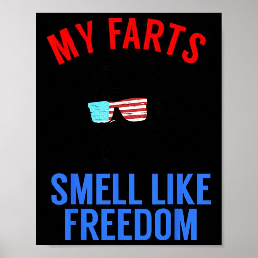 Grappig 4 juli-feest - Grappige Abe Lincoln T-shir Poster (Voorkant)