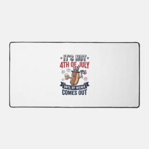 Grappig 4 juli Hot Dog Vintage Patriottisch T-shir Bureaumat