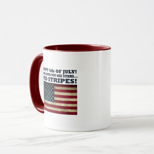 Grappig 4 juli mok (Voorkant links)