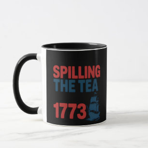 Grappig 4 juli morsen van de thee sinds 1773 Vier Mok