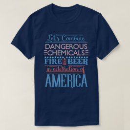 Grappig 4 juli Onafhankelijkheid Vuurwerk Bier Don T-shirt