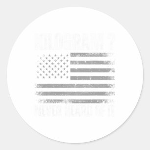 Grappig 4 juli Patriottische VS Wat is een kilogra Ronde Sticker