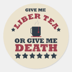 Grappig 4 juli ronde sticker