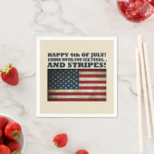 Grappig 4 juli servet (Insitu)