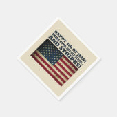 Grappig 4 juli servet (Hoek)