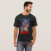 Grappig 4 juli T-shirt - 4 juli Kat Onafhankelijkh (Voorkant volledig)