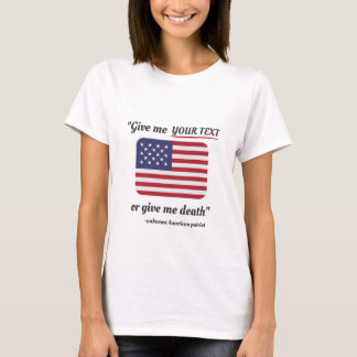 Grappig 4 juli T-Shirt American Flag Patriot