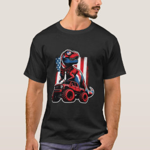 Grappig 4 juli Trex dinosaurus monstertruck Amer T-shirt