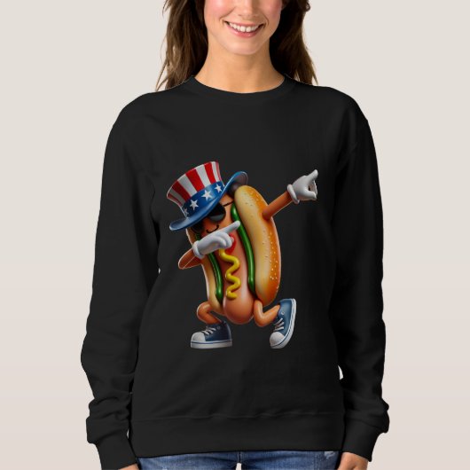 Grappig 4 juli van HotDog Trui (Voorkant)
