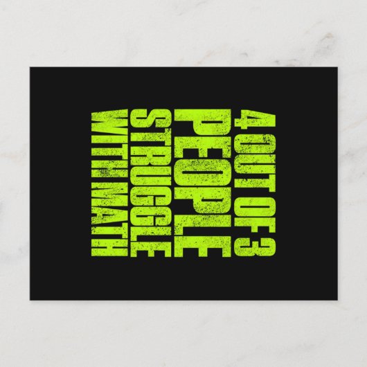 Grappig 4 van de 3 mensen die met het ontwerp van feestdagenkaart (Voorkant)