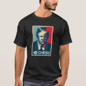 Grappig 4D Schaken Trump T Shirt (Voorkant)