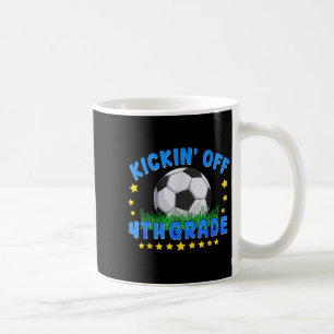 Grappig 4e klas Kickin Off Voetbal Terug naar Scho Koffiemok