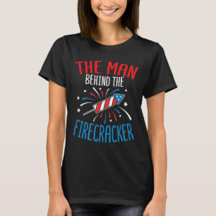 Grappig 4th of July Baby Fourth of July Rood Wit A T-shirt