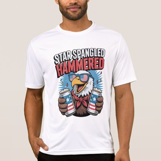 Grappig 4th of July Design voor Heren T-shirt (Voorkant)