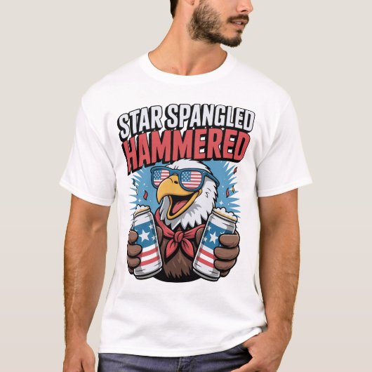 Grappig 4th of July Design voor Heren T-shirt (Voorkant)