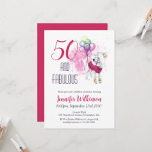 Grappig 50 en Fabulous Pink