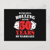 Grappig 50-jarig jubileum koppels 50 jaar getrouwd briefkaart (Voorkant)