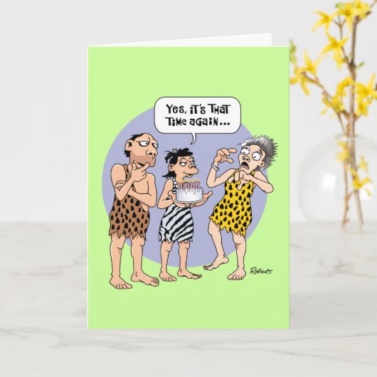 Grappig 50-plusser Verjaardag Kaart (Gele Bloem)