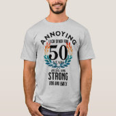 Grappig 50e Jubileum shirt voor paar (Voorkant)
