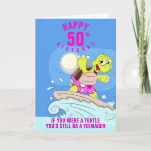 Grappig 50e verjaardag citaat kaart