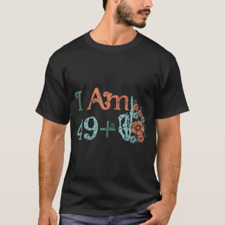 Grappig 50e verjaardag vrouwen meisje ik ben 49 pl t-shirt