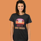 Grappig 50e verjaardag zonsondergang T-shirt