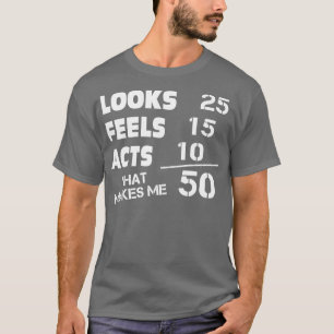 Grappig 50e verjaardagscadeau 50 jaar oud geboren  t-shirt