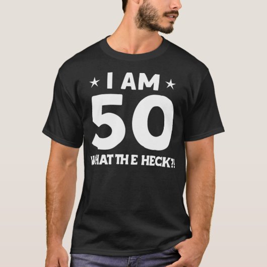 Grappig 50ste verjaardag 50 jaar grappig citaat t-shirt (Voorkant)