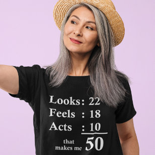 Grappig 50ste verjaardag 50ste verjaardag Gift 50s T-shirt