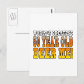 Grappig 50ste verjaardag : De wereld van de groots Briefkaart (Voorkant / Achterkant)