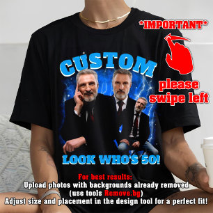 Grappig 50ste verjaardag Shirt, kijk wie is 50!, b T-shirt