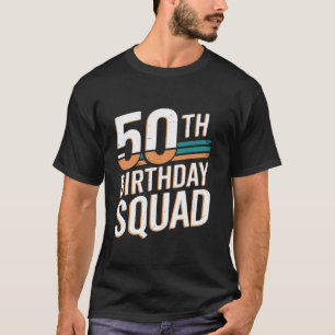 Grappig 50ste Verjaardag Squad Cool  T-shirt