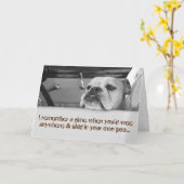 Grappig 50ste Verjaardag Wenskaart - Skid in Poo Kaart (Gele Bloem)