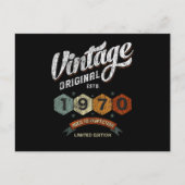 Grappig 55 Jaar Oud 1970 Retro 55e Verjaardag Cade Briefkaart (Voorkant)
