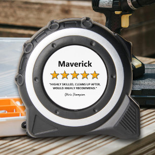 Grappig 5-sterren Review Handyman Rolmaat