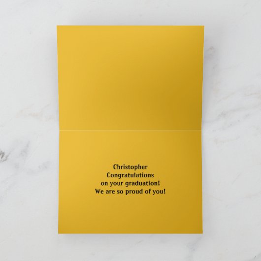 Grappig 5e klas school Afstuderen gefeliciteerd Kaart (Binnen)