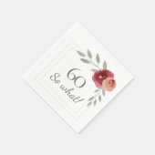 Grappig 60 Dus wat een Waterverf 60ste verjaardags Servet (Hoek)