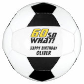 Grappig 60 dus wat Quote 60th Verjaardag Voetbal (Voorkant)