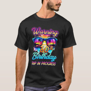 Grappig 60 jaar oude waarschuwing 60e verjaardag r t-shirt