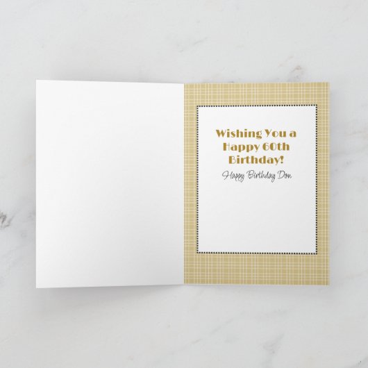 Grappig 60e Cartoon Wijn Toast Sweet Birthday Kaart (Binnen)