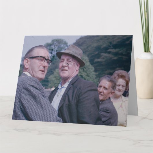 GRAPPIG 60E VERJAARDAG WENSKAART KAART (Voorkant)