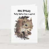 Grappig 60e verjaardagsadvies voor oude leeftijd v kaart (Voorkant)